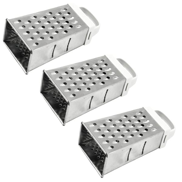 Chef Craft 6.75" Stainless Steel Pyramid Grater 4 Different Graters